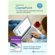 Book cover for Lippincott CoursePoint Enhanced for Polit's Essentials of Nursing Research (12 months - Printed Access Card)
