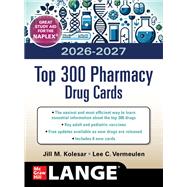 Book cover for McGraw Hill's 2026-2027 Top 300 Pharmacy Drug Cards