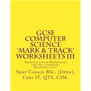 Book cover for Gcse Computer Science Mark & Track Worksheets III