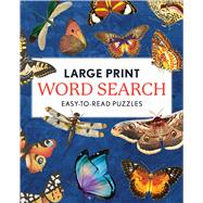 Book cover for Large Print Word Search Easy-to-Read Puzzles