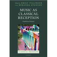 Book cover for Music as Classical Reception Amplifying Antiquity