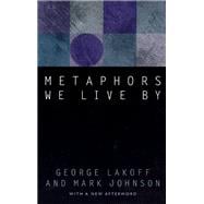 Book cover for Metaphors We Live by