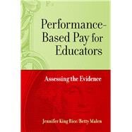 Book cover for Performance-based Pay for Educators