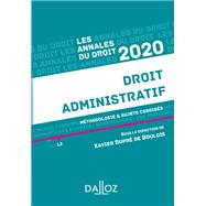 Book cover for Annales Droit administratif 2020