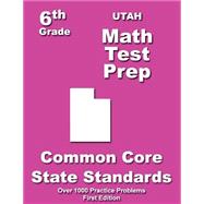 Book cover for Utah 6th Grade Math Test Prep