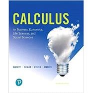 Book cover for Calculus for Business, Economics, Life Sciences and Social Sciences Books a la Carte Edition