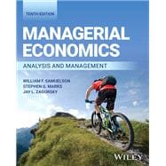 Book cover for Managerial Economics, 10th Edition Paperback withEEPUB Access