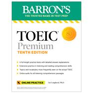 Book cover for TOEIC Premium: 6 Practice Tests + Online Audio, Tenth Edition