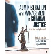 Book cover for Administration and Management in Criminal Justice
