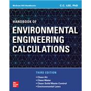 Book cover for Handbook of Environmental Engineering Calculations, Third Edition