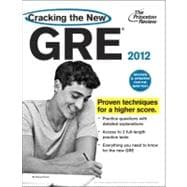 Book cover for Cracking the New GRE, 2012 Edition