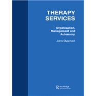 Book cover for Therapy Services: Organistion