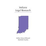 Book cover for Indiana Legal Research