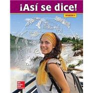 Book cover for Asi se dice! Level 4, Student Edition