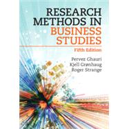 Book cover for Research Methods in Business Studies