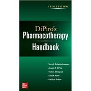 Book cover for DiPiro's Pharmacotherapy Handbook, Thirteenth Edition