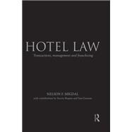 Book cover for Hotel Law