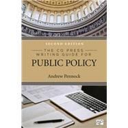 Book cover for The CQ Press Writing Guide for Public Policy