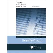 Book cover for Exam Pro on Torts (Objective)(Exam Pro Series)