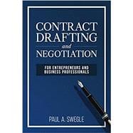 Book cover for Contract Drafting and Negotiation for Entrepreneurs and Business Professionals