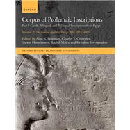 Book cover for Corpus of Ptolemaic Inscriptions Part I: Greek, Bilingual, and Trilingual Inscriptions from Egypt - Volume 2, The Fayum and the Valley (Nos. 207-409)