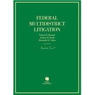 Book cover for Federal Multidistrict Litigation(Hornbooks)