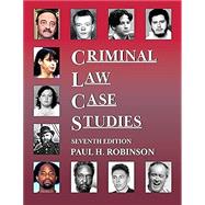Book cover for CRIMINAL LAW CASE STUDIES