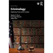 Book cover for Criminology