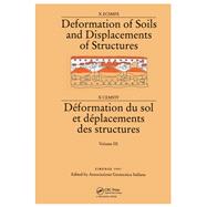 Book cover for Deformation of soils and displacements of structures, volume 3
