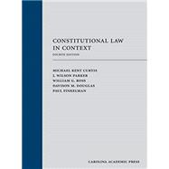 Book cover for Constitutional Law in Context