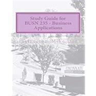 Book cover for Study Guide for Business Applications