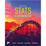 Book cover for Stats: Modeling the World [Rental Edition]