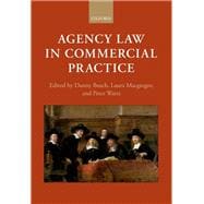 Book cover for Agency Law in Commercial Practice