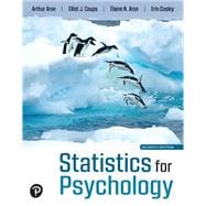 Book cover for Statistics for Psychology [Rental Edition]