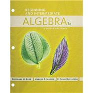 Book cover for Bundle: Beginning and Intermediate Algebra: A Guided Approach, 7th + WebAssign Printed Access Card for Karr/Massey/Gustafson's Beginning and Intermediate Algebra: A Guided Approach, 7th Edition, Single-Term