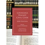 Book cover for Louisiana Pocket Civil Code, 2020 Edition