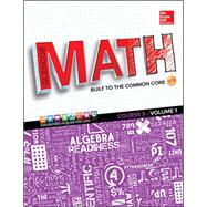 Book cover for Glencoe Math, Course 3, Student Edition, Volume 1