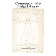 Book cover for Contemporary Italian Political Philosophy