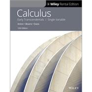 Book cover for Calculus: Early Transcendentals Single Variable, 12th Edition [Rental Edition]