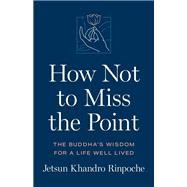 Book cover for How Not to Miss the Point The Buddha's Wisdom for a Life Well Lived