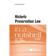 Book cover for Historic Preservation Law in a Nutshell(Nutshells)