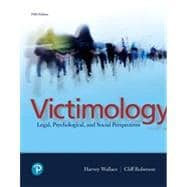 Book cover for Victimology Legal, Psychological, and Social Perspectives, Student Value Edition