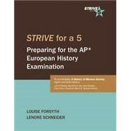 Book cover for Strive for a 5 Preparing for the AP European History Examination