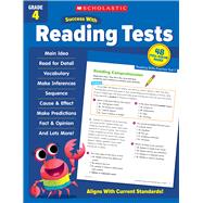 Book cover for Scholastic Success with Reading Tests Grade 4 Workbook