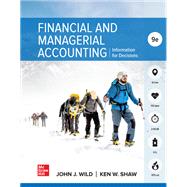 Book cover for Connect for Financial and Managerial Accounting, 2025 Evergreen Edition