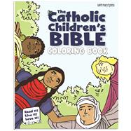 Book cover for The Catholic Children's Bible Coloring Book