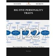 Book cover for Big Five Personality Traits 122 Success Secrets