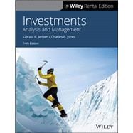 Book cover for Investments: Analysis and Management, 14th Edition [Rental Edition]