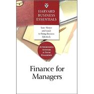 Book cover for Finance for Managers
