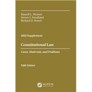 Book cover for Constitutional Law Cases, Materials, and Problems, 2022 Case Supplement